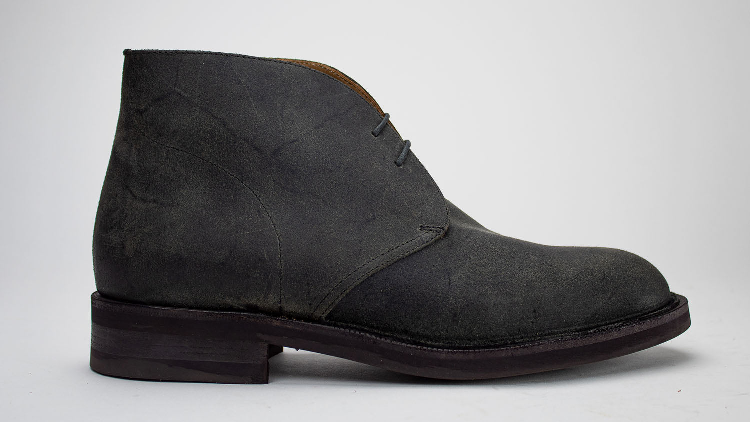 Rider Boot Co. 'Eben' Stitchdown - Waxy Commander Charcoal