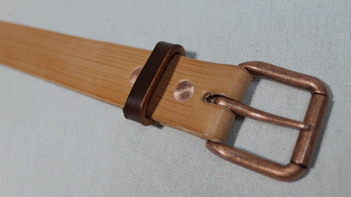 小物 visvim DOUBLE RING BELT BROWN 34 1 ¼